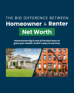 homeowner and renter net worth